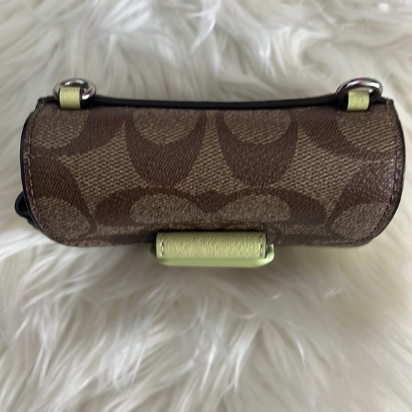 Coach Women's Outlet Morgan Card Case On A Chain In Signature Canvas - Picture 5 of 8